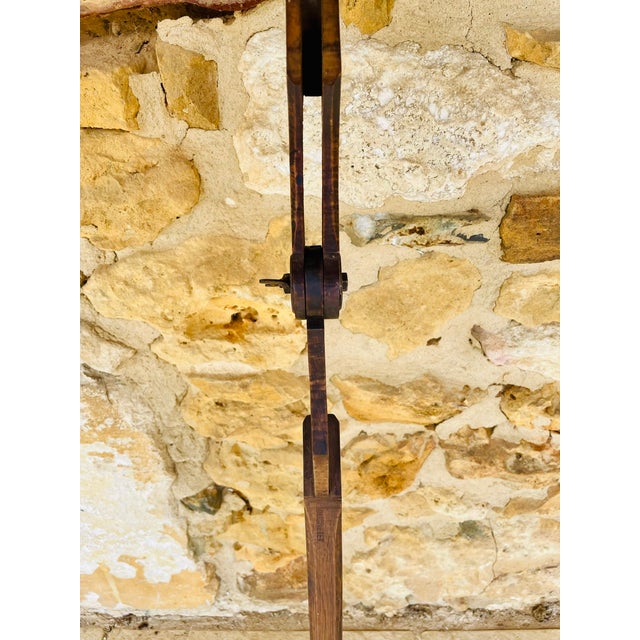 Antique Walnut Carpenter Compass by E. Ducretet, 1870s For Sale - Image 6 of 18