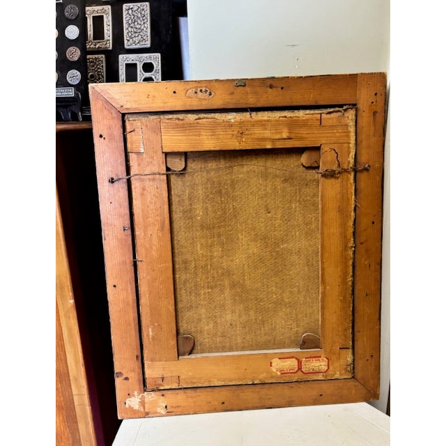 Antique Portrait of an Italian Woman Oil Painting For Sale In New York - Image 6 of 12