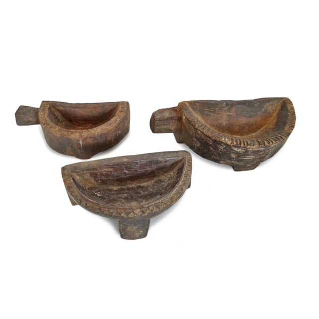 Old Wood Grain Dish For Sale - Image 4 of 8