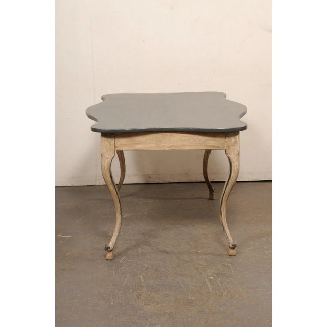 19th Century French 19th Century Desk with Shapely Legs & Top For Sale - Image 5 of 11
