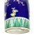 1950’s Vintage Japan Double Peacock Cobalt Hand Painted Vase For Sale - Image 10 of 13