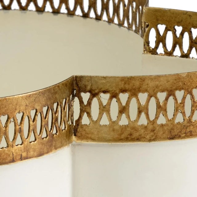 Enhance The Look Of Your Orchids Or Other Floral Arrangements With Our Tracery Cachepot. This Elegant Quatrefoil Planter...