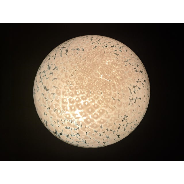 Vintage Murano Glass Ceiling Lamp from Manifattura Di Murano, 1980s For Sale - Image 4 of 9