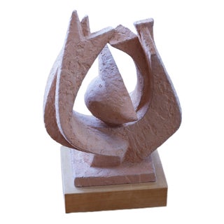 Spirande Liv Terracotta Sculpture by Amundin For Sale