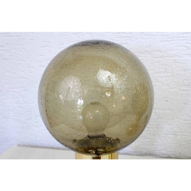 Smoked Glass Space Lamps, 1970s, Set of 2 For Sale - Image 13 of 17