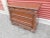 Vintage Quality Four Drawer Bombay Chest With Leather Top For Sale - Image 4 of 10