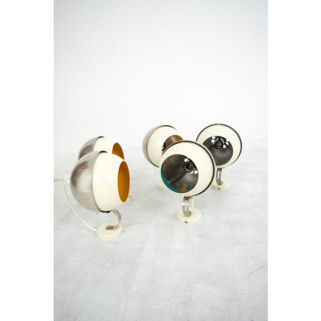 Space Age Wall Lamp in Yellow For Sale - Image 4 of 5