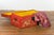 Wood Red Lacquered Chinese Blanket Chest with Gilt Motifs and Guardian Lions For Sale - Image 7 of 12