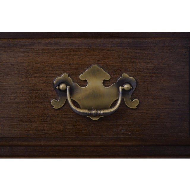 Ethan Allen Maple Secretary Desk Bookcase Top For Sale - Image 9 of 18