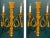 Myran Allan Luxury Lighting Italian Carved Wood Gold Wall Sconces - A Pair For Sale In Atlanta - Image 6 of 6