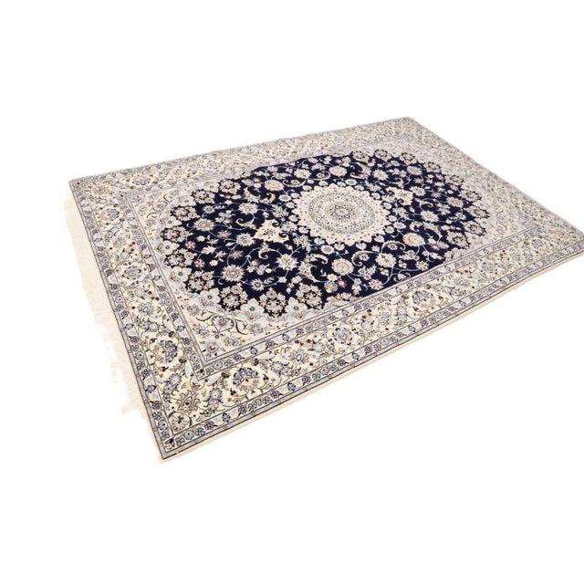 Middle Eastern Rug in Cork Wool and Natural Silk For Sale - Image 6 of 11