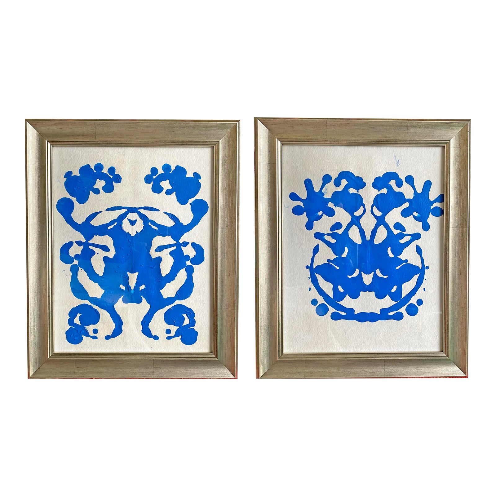 Original Rorschach Test–Inspired Abstract Paintings – Hand-Painted ...