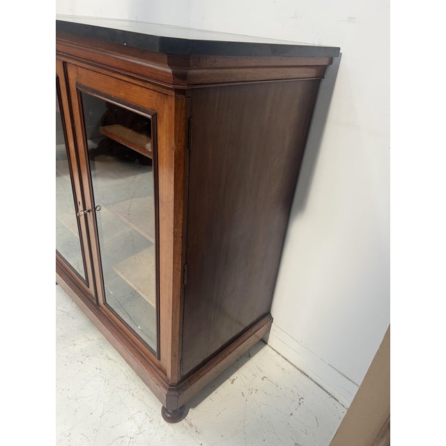 19th Century Mahogany and Veneered Display Cabinet For Sale - Image 6 of 10