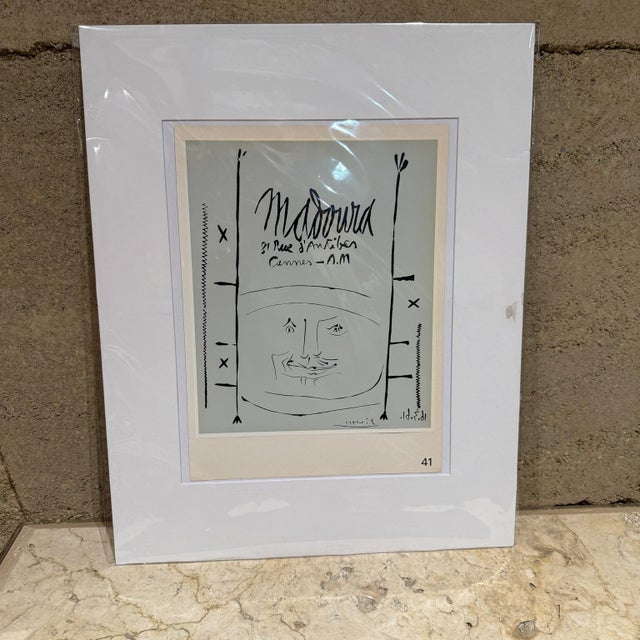 Pablo Picasso Poster Galerie Madoura 1961 Cannes For Sale In San Diego - Image 6 of 7