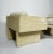 2000s Pair of Travertine Arm Chairs Attributed to Stéphane Parmentier For Sale - Image 9 of 13