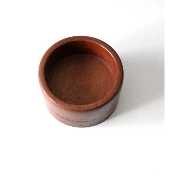 Mid 20th Century Vintage Wooden Bowl For Sale - Image 5 of 7