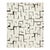 Modern Natural Moroccan Style Wool Rug With Ivory and Brown Abstract Design For Sale