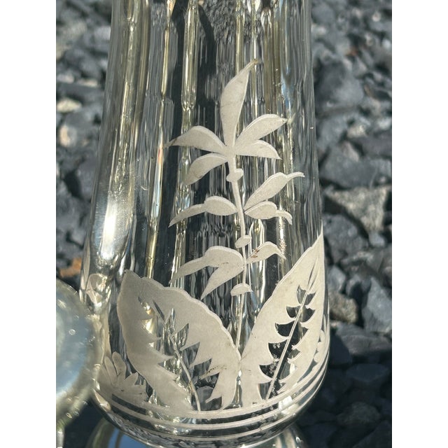 Vintage Mercury Glass Candlesticks and Vases- Set of 10 For Sale In Philadelphia - Image 6 of 17