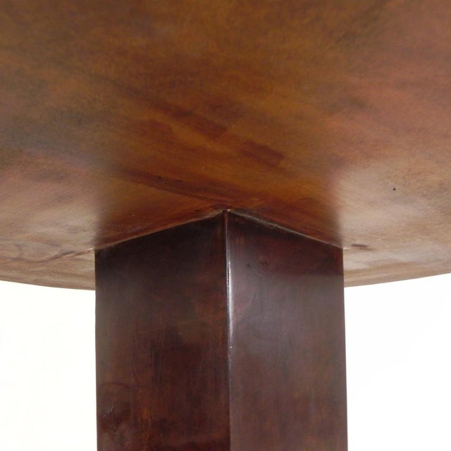 Art Deco Table with Inlaid Wood, 1990s For Sale - Image 13 of 18