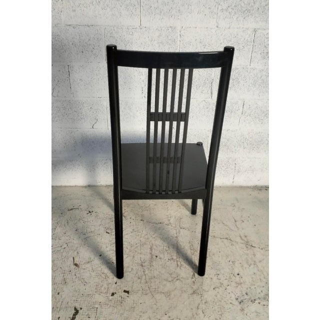 Vintage Laquered Dining Chairs, 1980s, Set of 6 For Sale - Image 9 of 16