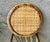 Stylish Mid 20th-Century Split Tortoiseshell Bamboo & Herringbone Rattan Circular Tray For Sale - Image 10 of 18