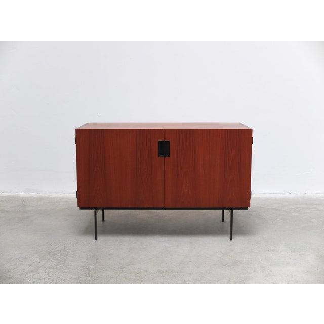 Small modernist sideboard designed by Cees Braakman for Pastoe in 1958. This model ‘DU02’ is part of the famous Japanese...