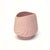 Mixed Pinks Matte Flecked Ceramic Planter Curation - Group of 2 For Sale - Image 4 of 6