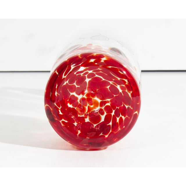 Glass Peter Pelzel 2004 Murano Art Glass Vase For Sale - Image 7 of 7