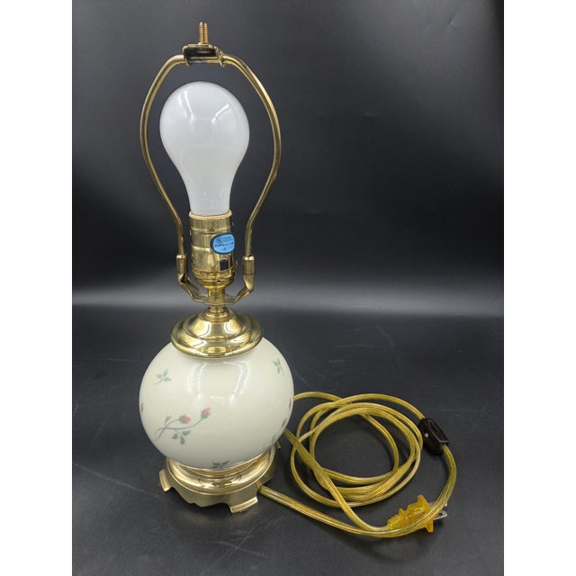 Ivory Lenox Table Lamp- Rose Manor Collection For Sale - Image 8 of 18