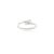 Modern Emerald Diamond Wedding Ring Size 7 in 14k White Gold For Sale In New York - Image 6 of 12