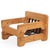 Pair of Scandinavian Brutalist Style Pine Armchairs, C. 1965. For Sale - Image 4 of 5