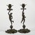 Bronze Candleholders, Set of 2 For Sale - Image 6 of 9