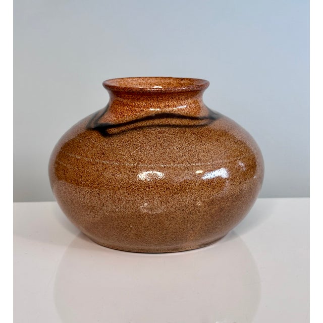A high quality studio ceramic art vase, attributed to the renown German ceramic artist Helma Klett (1908-1996) during the...