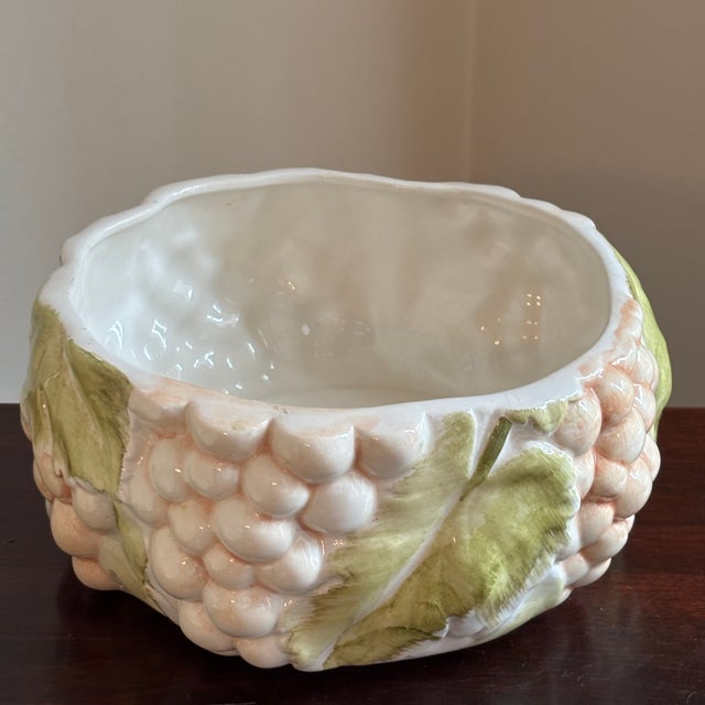 Mid-20th Century Italian Hand Painted Majolica Tureen, Nove Italy For Sale - Image 14 of 18