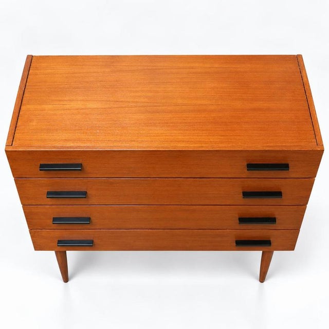Vintage Chest of Drawers in Wood, 1960s For Sale - Image 4 of 5