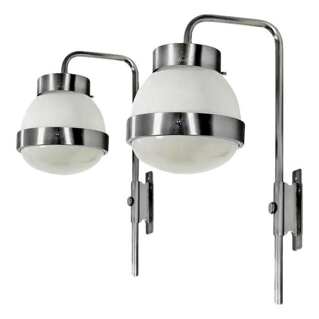 Wall Lamps by Mazza for Artemide, 1965, Set of 2 For Sale - Image 6 of 9