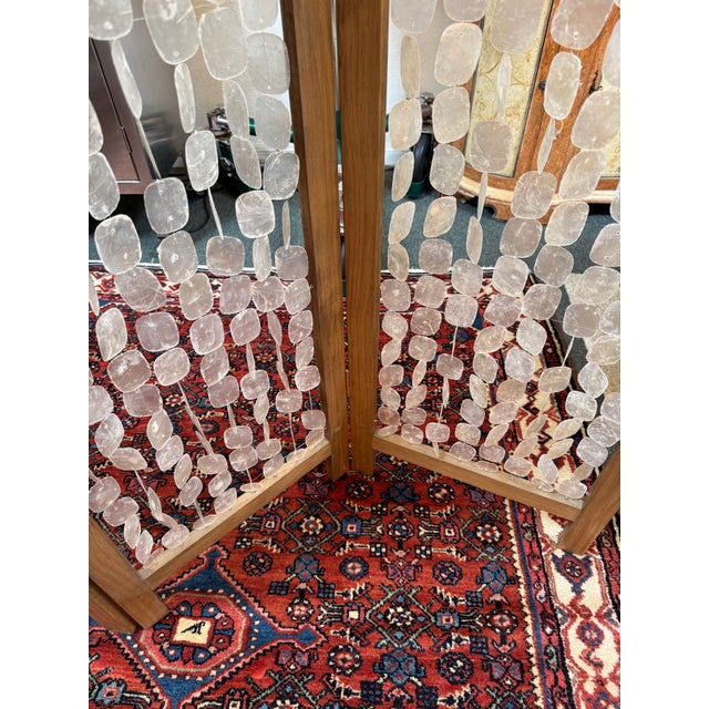 Homeroots Clear Capiz Shell Screen For Sale - Image 11 of 12