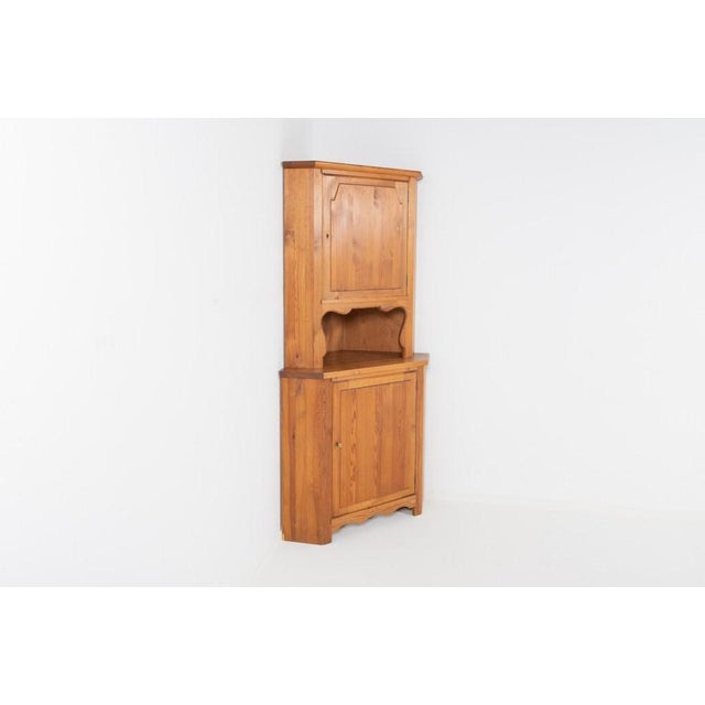 Nordiska Kompaniet Pine Lovö Corner Cabinet by Hjorth for Nordiska For Sale - Image 4 of 14