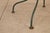 Green Wrought Iron Vintage Round Patio Table And Four Chairs Set For Sale - Image 8 of 18
