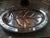 French 1970s Footed Silver Plated Tray For Sale - Image 3 of 4