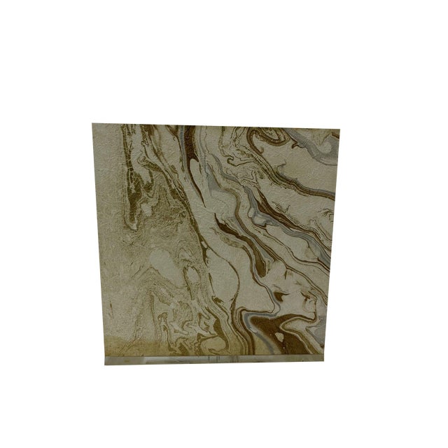 Mid-Century Acrylic Glass Cube Table Lamp, 1970s For Sale