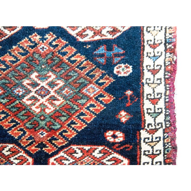 Early 20th Century Persian Qashqai Rug For Sale In Chicago - Image 6 of 16