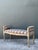 Cream Vintage Louis XV Striped Bench For Sale - Image 8 of 12