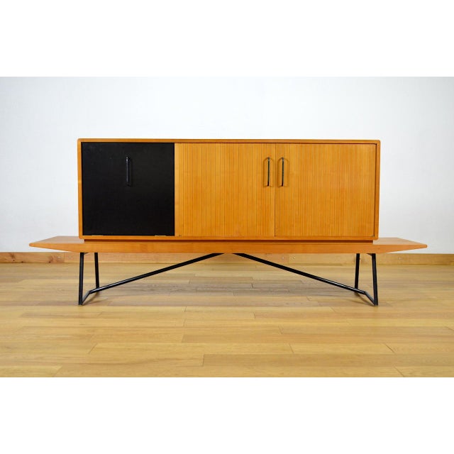 Vintage Sideboard by René Godfrid Edition, France, 1950 For Sale - Image 4 of 9