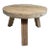 Elm Wood Round Tri Leg Side Table For Sale