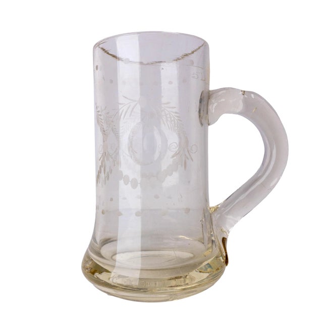 Late 19th Century French Engraved Beer Mug For Sale - Image 6 of 6