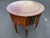 Wood Maitland Smith Embossed Leather Top Table. Leather Bound Faux Books For Sale - Image 7 of 11
