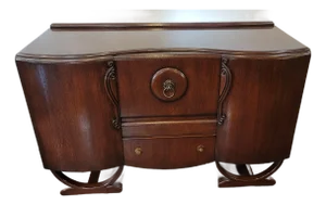 1940s Art Deco Cocktail Cabinet Beautility Company Dry Bar