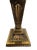 Hollywood Regency Tall 32” Solid Brass Column Lamps – Vintage Neoclassical Statement Pair For Sale - Image 3 of 10