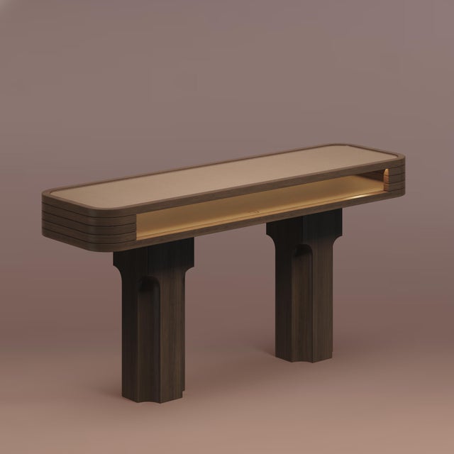 Melbourne Console Table by Wood Tailors Club For Sale - Image 4 of 13